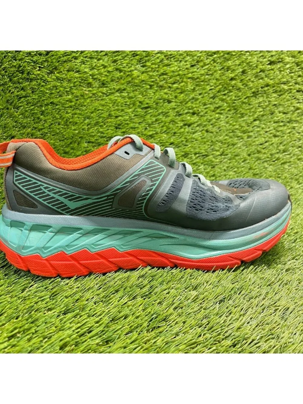Hoka One One Stinson ATR 5 Mens Size 9.5 Green Athletic Running Shoes Sneakers_5